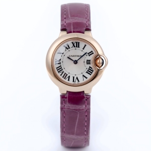 Cartier Ballon Bleu 28mm 18k Rose Gold